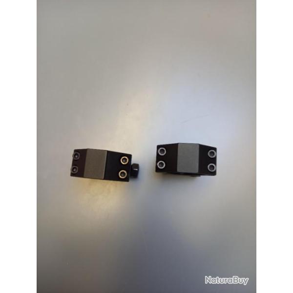 Anneaux/colliers montage en 30mm pour lunettes airsoft