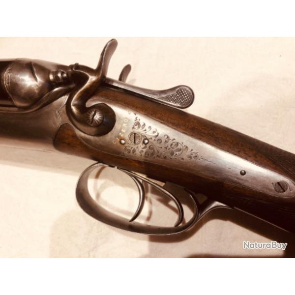 Tr�s beau Fusil � Chiens Juxtapos� Cizeron Toulon - Calibre 12/65