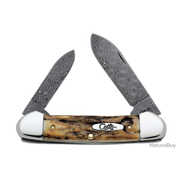 Case CA06098 Couteau - Cerf Br�l� - Damas