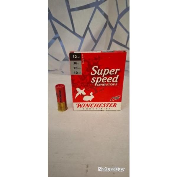 Cartouches winchester cal 12 super speed cal 12 N�7