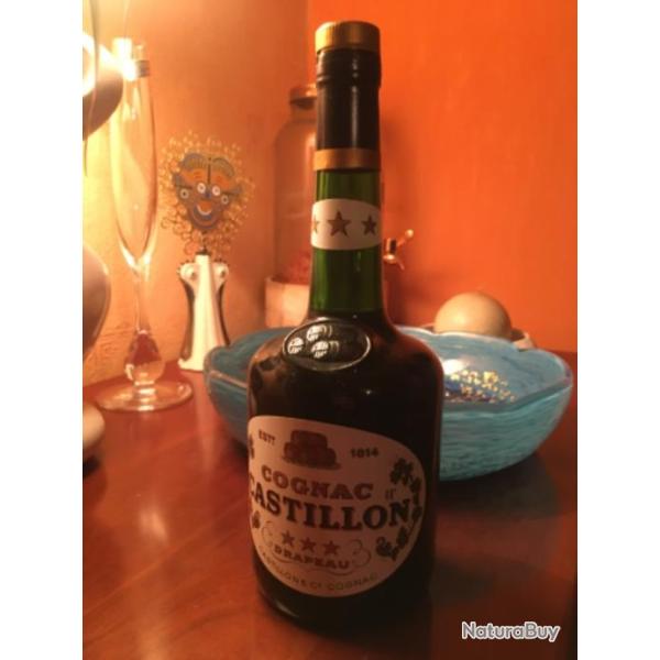Bouteille cognac ancienne (ann�es 70 environ) neuf castillon