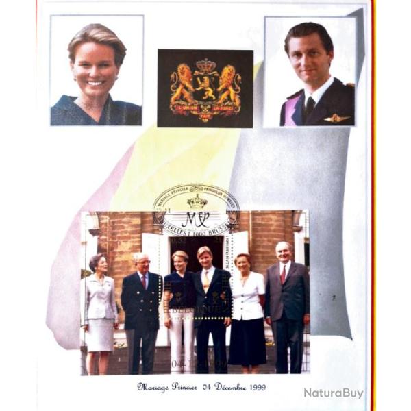 Feuillets Princier de comm�moration Belge