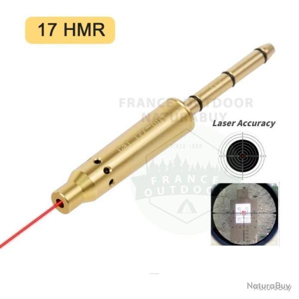 COLLIMATEUR LASER � METTRE EN BOUT DE CANON - CALIBRE 17HMR - LIVRAISON GRATUITE ET RAPIDE