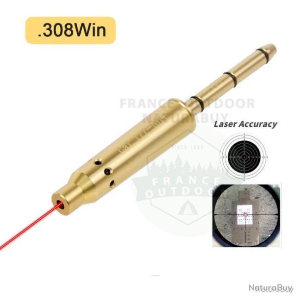 COLLIMATEUR LASER � METTRE EN BOUT DE CANON - CALIBRE 308 Win - LIVRAISON GRATUITE ET RAPIDE