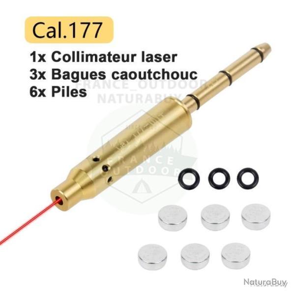 COLLIMATEUR DE R�GLAGE POUR CARABINE- CALIBRE .177 - LIVRAISON GRATUITE ET RAPIDE
