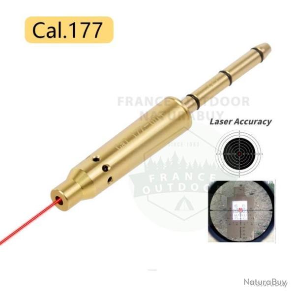 DOUILLE LASER DE R�GLAGE POUR CALIBRE .177 - LIVRAISON GRATUITE ET RAPIDE
