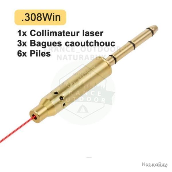 BALLE ALSER DE R�GLAGE � METTRE EN BOUT DE CANON - CALIBRE 308 Win - LIVRAISON GRATUITE ET RAPIDE