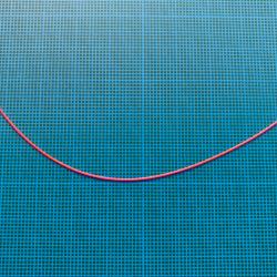 Fibre optique rouge 10cm x 0,5mm