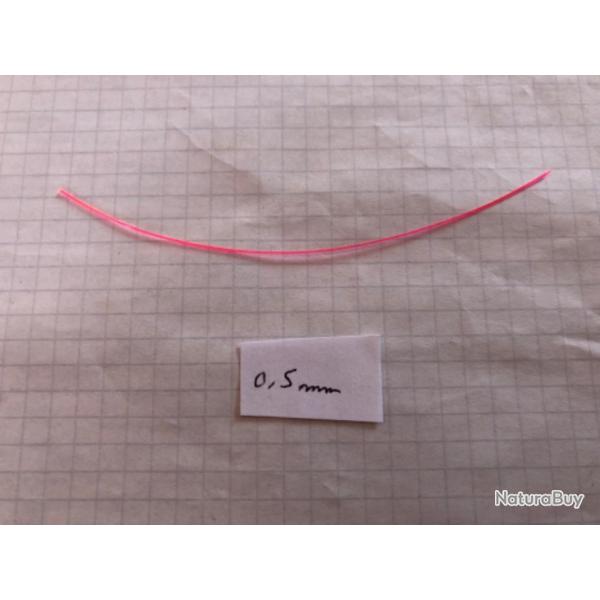 Fibre optique rouge 10cm x 0,5mm