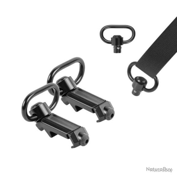 2x Grenadi�res syt�me quick release pour rail picatinny 20mm - livraison gratuite