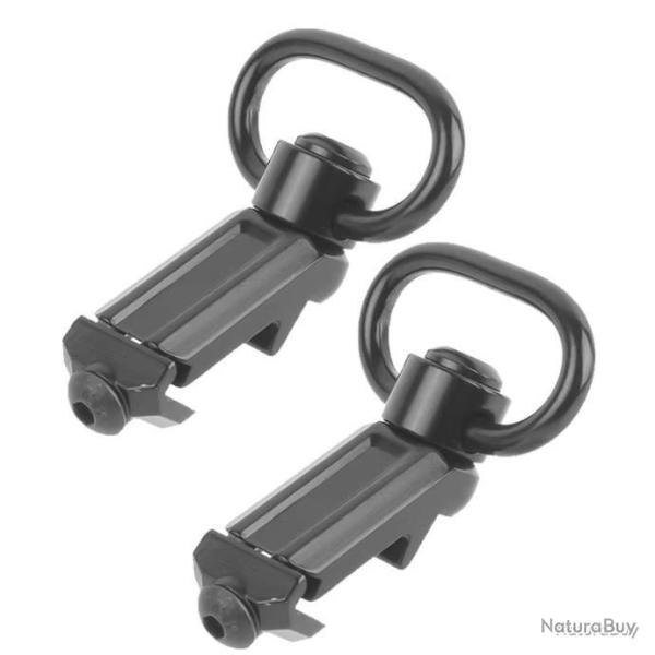 2 GRENADI�RES QUICK RELEASE POUR RAIL PICATINNY / WEAVER 20MM - LIVRAISON GRATUITE
