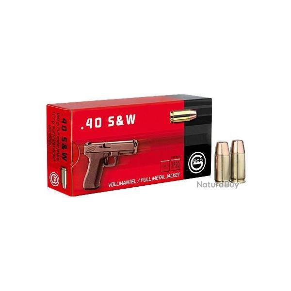 Munitions 40 S&W FMJ 180gr GECO