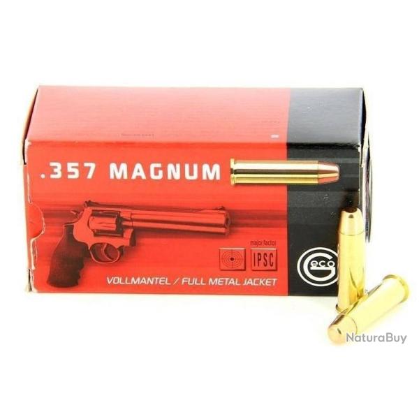 Munitions 357Mag GECO FN FMJ 158gr