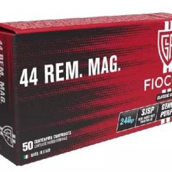 CARTOUCHES FIOCCHI C/44MAG SJSP 240 GR