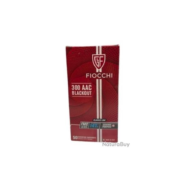 munitions FIOCCHI 147 GR FMC .300AAC Blackout