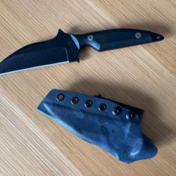 LACI SZABO - JAWS - BLACK CAMO KYDEX SHEATH - VINTAGE - ISSUE NUMBER 8 - NEAR MINT CONDITION -