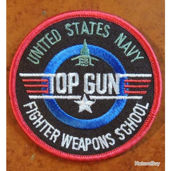 USA Ancien Patch � coudre US NAVY Top Gun pour collection ne pas porter