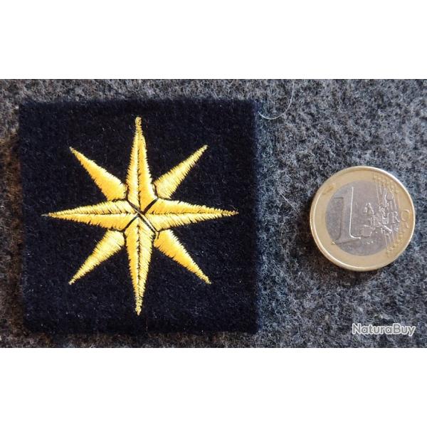 Ancien Patch � coudre Marine nationale Sp�cialit� M�t�orologiste OM pour collection ne pas porter