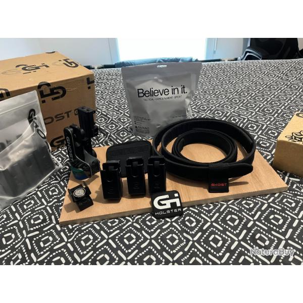 Pack Ceinture et accessoires Ghost international OU  Holster Hydra Univeselle JAMAIS SERVI- neuf