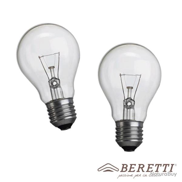 Kit 2 pi�ces - Ampoule E27 � incandescence pour la photop�riode