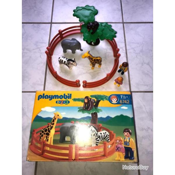 Figurine PLAYMOBIL Bébé Hippopotame - Animaux Sauvages Zoo - État Proche Du Neuf