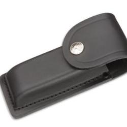 Etui en cuir noir grand