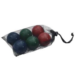 boules Bocce 8 pcs sac de transport bois pin massif