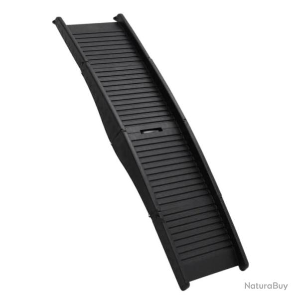 Rampe pliable antid�rapante pour chien - Noir - 153x40 cm
