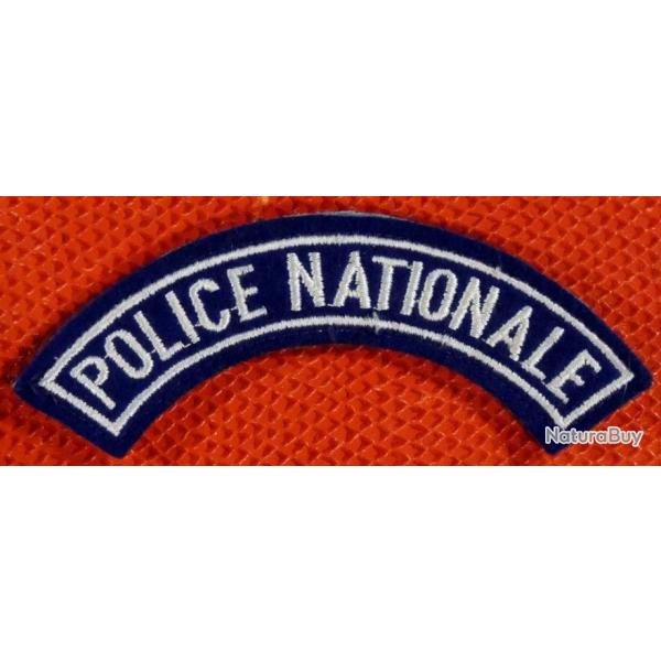 ANCIEN Patch Banane d'�paule Police nationale POUR COLLECTION, NE PAS PORTER