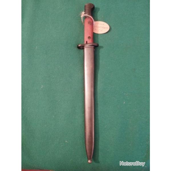 Ba�onnette  Mauser Vergueiro mod�le 1904/39.