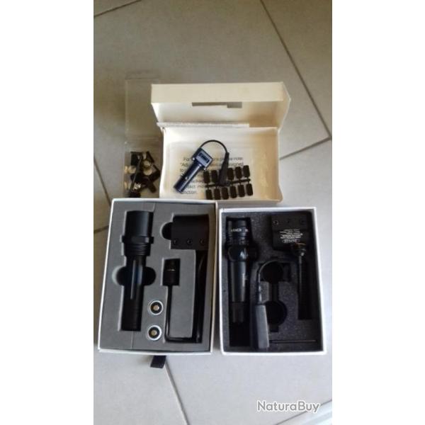 ensemble lasers et torche tactique