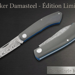 Couteau pliant B&ouml;ker Damast Annual 2023 - 1132023DAM (&Eacute;dition Limit&eacute;e)