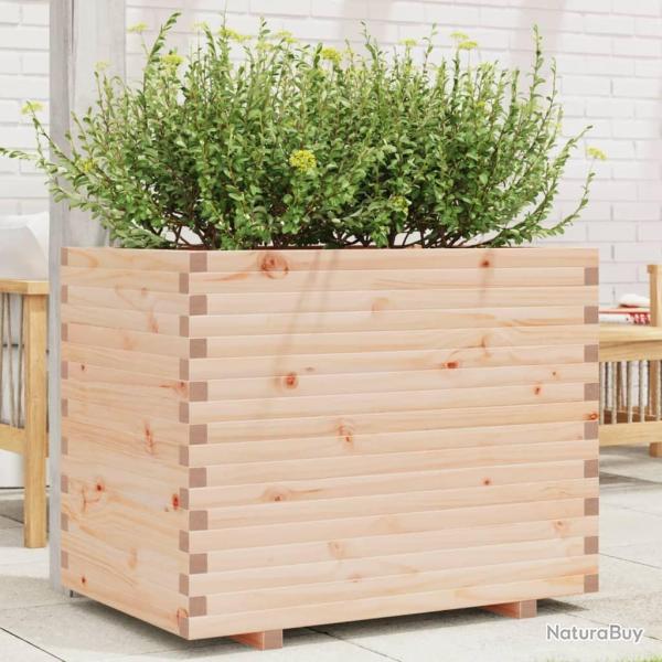 Jardinire 90x60x72,5 cm bois de pin massif alsavelo