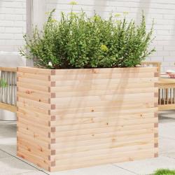 Jardini&egrave;re 90x60x68,5 cm bois de pin massif