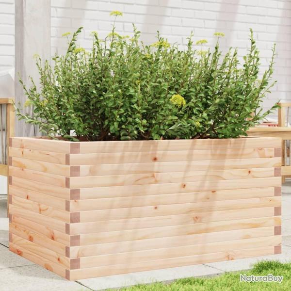 Jardinire 90x60x45,5 cm bois de pin massif alsavelo