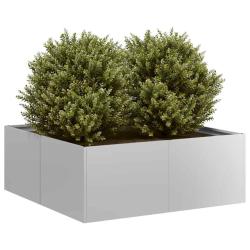 Jardini&egrave;re 80x80x30 cm acier galvanis&eacute;