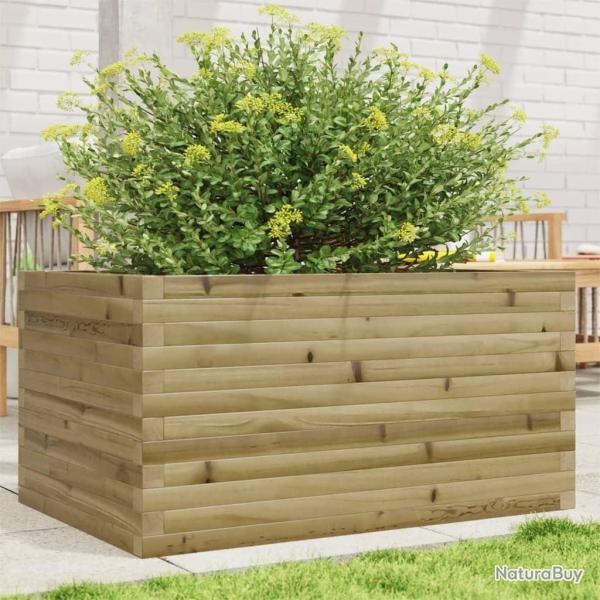 Jardinire 90x60x46 cm bois de pin imprgn alsavelo