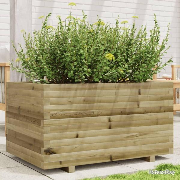 Jardinire 90x60x49,5 cm bois de pin imprgn alsavelo