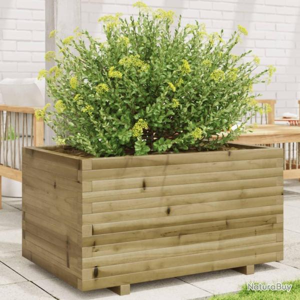 Jardinire 90x60x49,5 cm bois de pin imprgn alsavelo