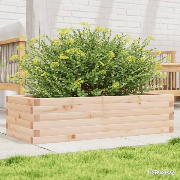 Jardinire 90x40x23 cm bois de pin massif alsavelo