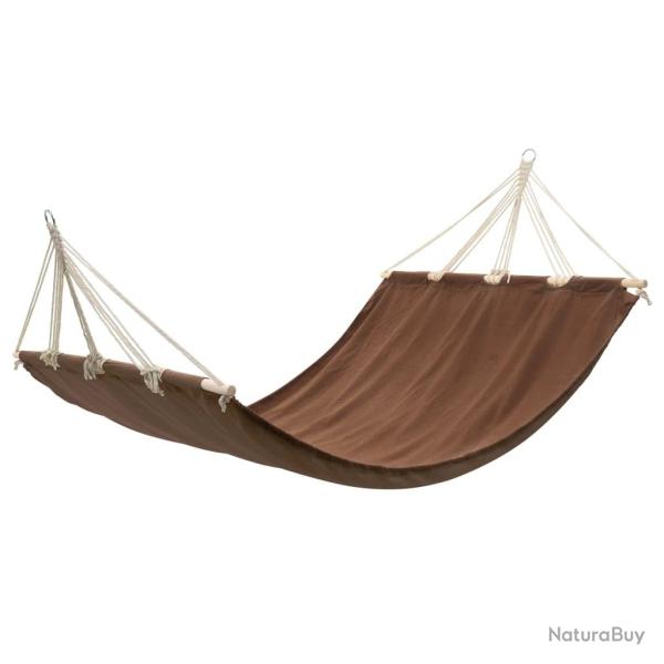 Hamac avec barre 210x150 cm Marron alsavelo