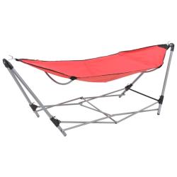 Hamac avec support pliable Rouge alsavelo