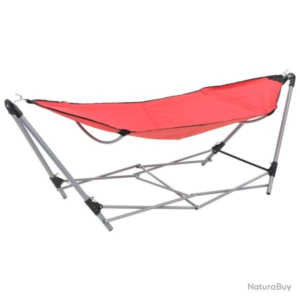 Hamac avec support pliable Rouge alsavelo