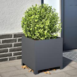 Jardini&egrave;re anthracite 40x40x40 cm acier