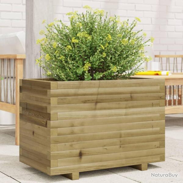 Jardini�re 70x40x49,5 cm bois de pin impr�gn� alsavelo