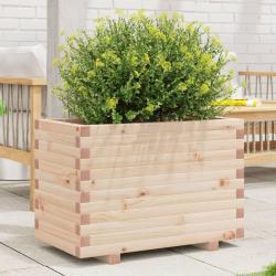 Jardini&egrave;re 70x40x49,5 cm bois de pin massif