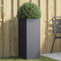 Jardini&egrave;re anthracite 32x29x75 cm acier