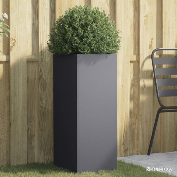Jardini�re anthracite 32x29x75 cm acier