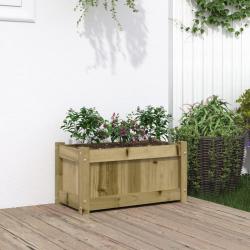 Jardini&egrave;re 60x31x31 cm bois de pin impr&eacute;gn&eacute;