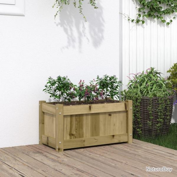 Jardini�re 60x31x31 cm bois de pin impr�gn�